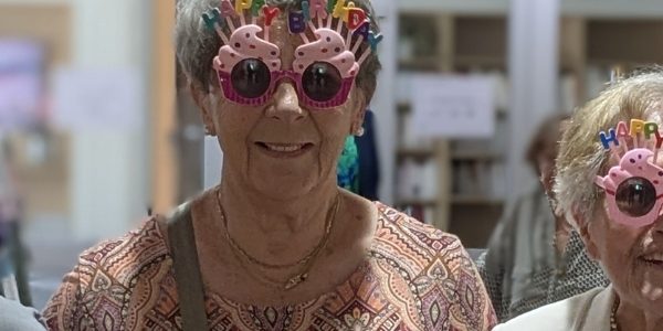 Célébration de l’anniversaire de la résidence autour d’un repas…